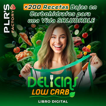 Recetario DELICIAS LOW CARB + 10 REGALOS 🎁