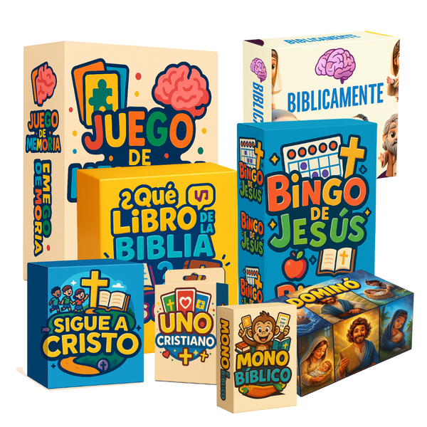 Club de Juegos Bíblicos: 20 Juegos Bíblicos en PDF + Bonos