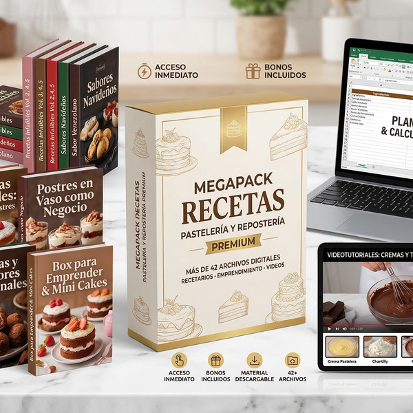 MEGAPACK PASTELERO EMPRENDEDOR